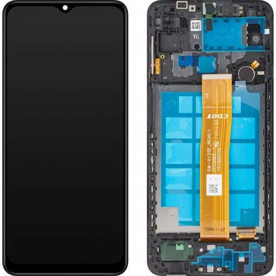 MP Οθόνη με Μηχανισμό Αφής για Samsung Galaxy A12, A12 Nacho (Μαύρο)