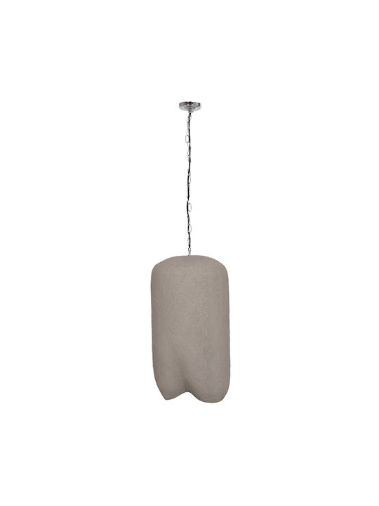 HomeMarkt Grey Ceiling Light with E27 Socket 35x35cm