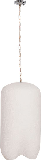 HomeMarkt White Ceiling Light with E27 Socket 35x35cm