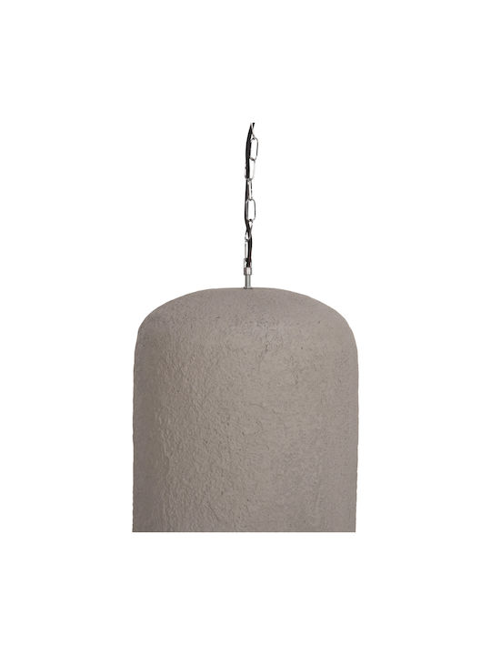 HomeMarkt Grey Ceiling Light with E27 Socket 35x35cm