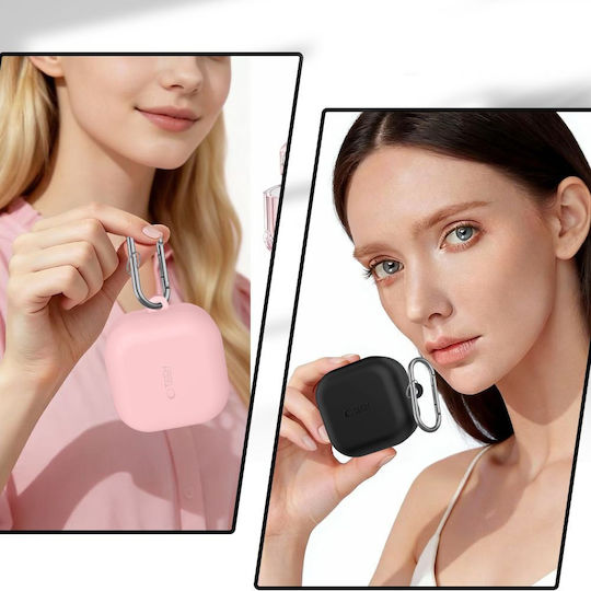 Tech-protect Силиконов Калъф с Кука Съвместим със Samsung Galaxy Buds 4 4 Pro Лилав