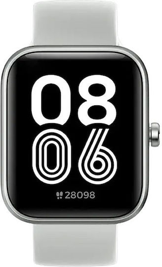 TTEC Tempus Aluminum 47mm Smartwatch with Pedometer Heart Rate Oximeter Sleep Monitoring (Silver)