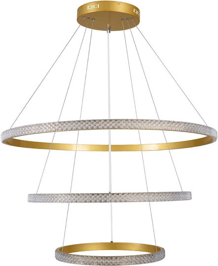 kelvo Diamond Ceiling Light White LED with Warm to Cool White Light 80x80x80cm