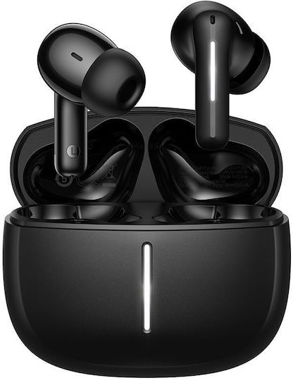 Hoco EQ34 Plus In-ear Bluetooth Handsfree Ακουστικά με Θήκη Φόρτισης Λευκά