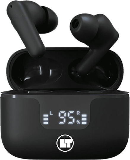 Lamtech LAM980923 In-ear Bluetooth Handsfree Ακουστικά με Θήκη Φόρτισης Μαύρα