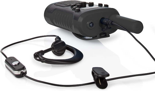 Nedis WLTK0610BK Walkie Talkie with Monochrome Screen Set of 2pcs