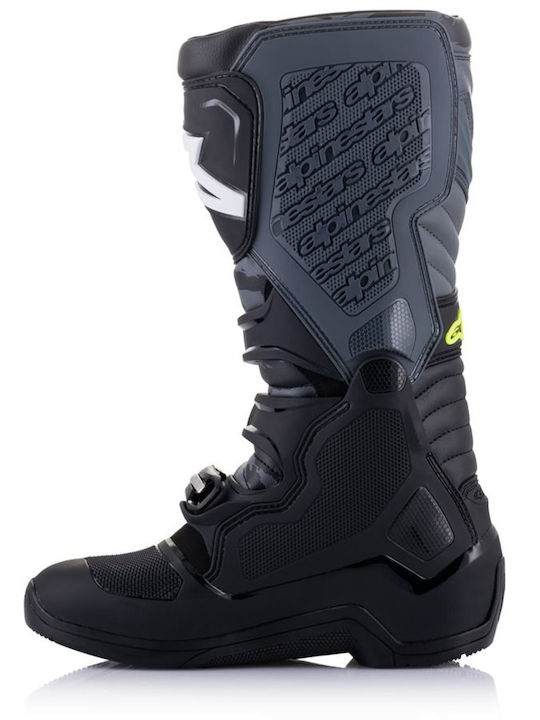 Alpinestars Tech 5 Ανδρικές Μπότες Motocross Black/Gray/Yellow Fluo