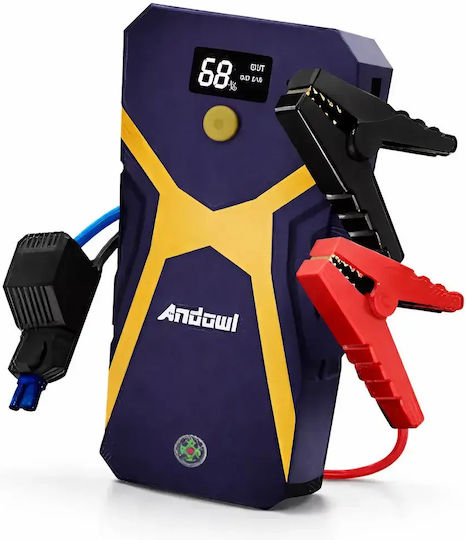 Andowl Portable Car Battery Jump Starter 20000mAh with Power Bank / USB / Φακό 12V