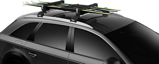 Thule Snowpack B Car Ski Mounts 50cm Suitable for 4 Ski Pairs or 2 Snowboards