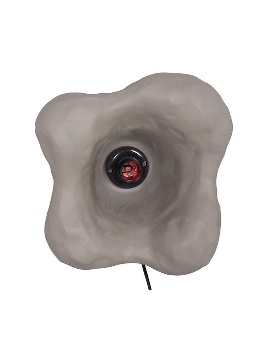 HomeMarkt Luxon Wall Lamp with E27 Socket Grey 28x15cm