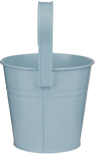Butlers Hanging Metal Plant Pot Light Blue 16x16cm