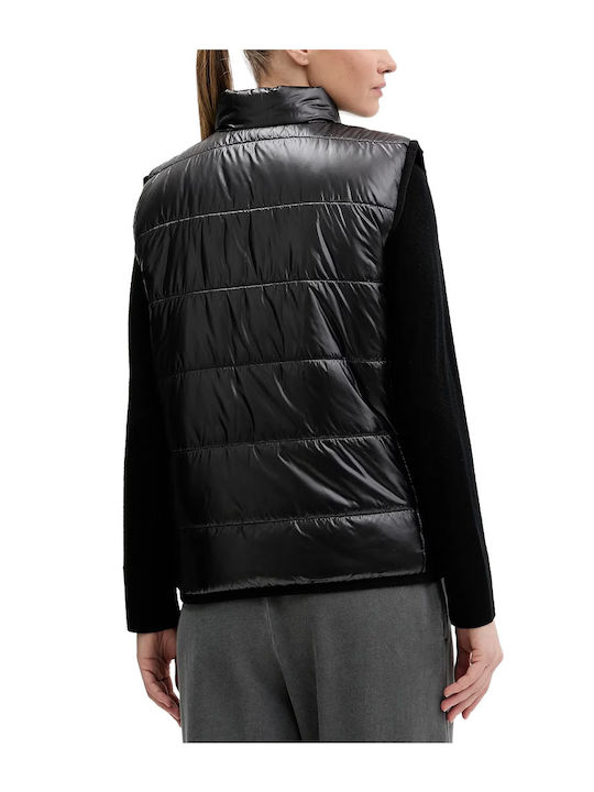 Women's Lifestyle Jacket Double Sided for Winter Black