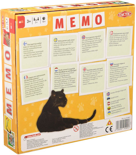 Brettspiel Memo Wildlife (EN) Tactic