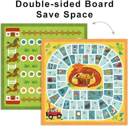 Настолна игра 32 in 1 Classic Games за 2-4 играчи 3+ години MD2071 (EN) MiDeer
