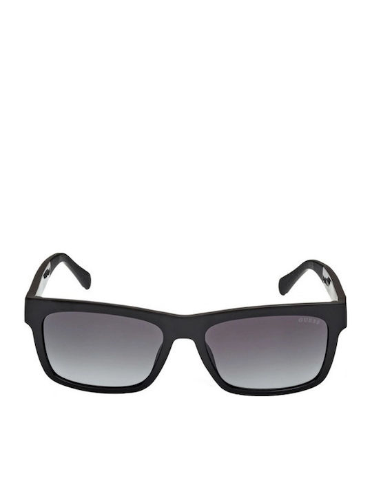 Guess Unisex Sonnenbrillen mit Schwarz Horn umrandetem Rahmen und Gray Verlaufsfarbe Gläser GU00221 01B