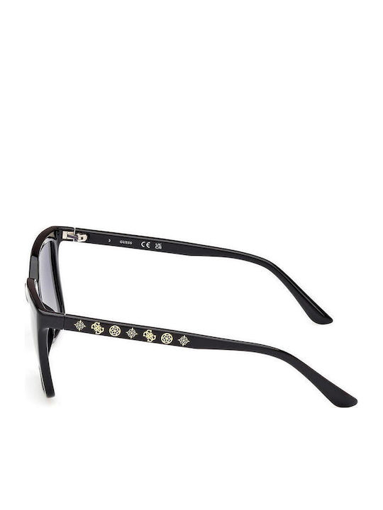 Guess Women's Sunglasses with Black Plastic Frame and Gray Gradient Polarized Lens GU00099 01D