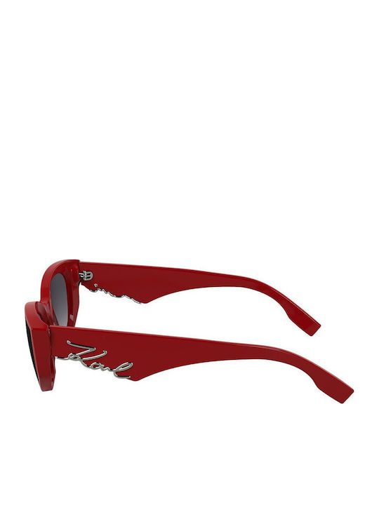 Karl Lagerfeld Women's Sunglasses with Red Plastic Frame and Red Lens KL6162S-600