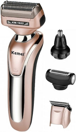 Kemei KM-1622 Ξυριστική Μηχανή Προσώπου / Σώματος Επαναφορτιζόμενη