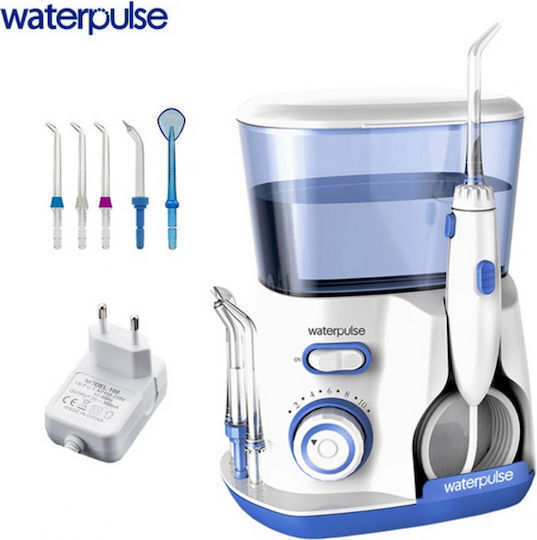 Waterpulse V300 Water Flosser Μπαταρίας με Θήκη Ταξιδίου Λευκό
