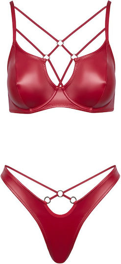 Cottelli Collection Wetlook Set Roșu