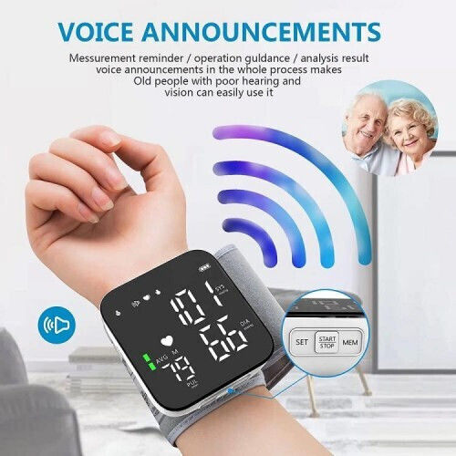 Andowl Digital Wrist Blood Pressure Monitor Ck-w118