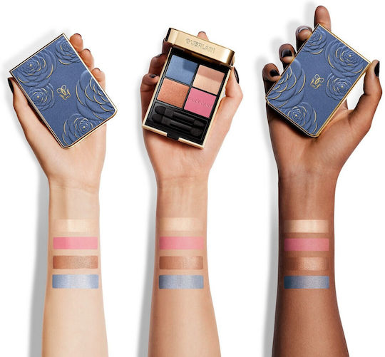 Guerlain Ombres G Палитра със Сенки за Очи в Твърда Форма Denim Blossom