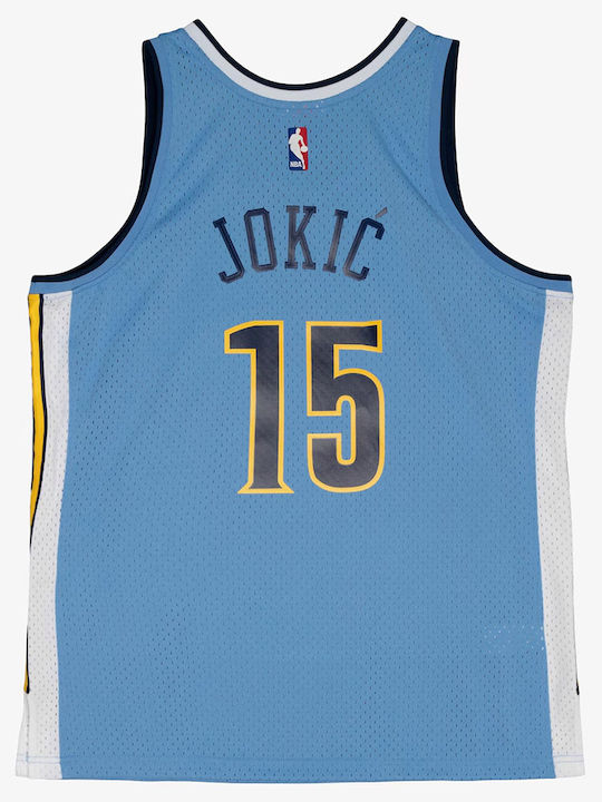 Mitchell & Ness Ανδρική Φανέλα Nikola Jokic 2016-17 Swingman Player Jersey Columbia Blue