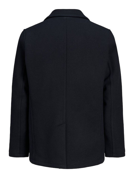 Men's Half Coat Navy Blue