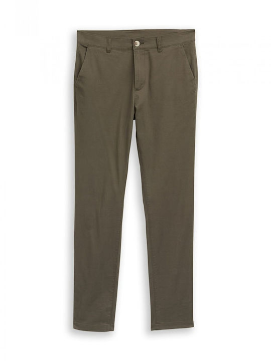Pantaloni Chino Slim Fit Verde Olive