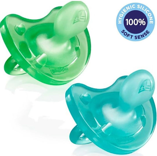 Chicco Physio Soft Πιπίλες Σιλικόνης για 6-12 μηνών 2τμχ