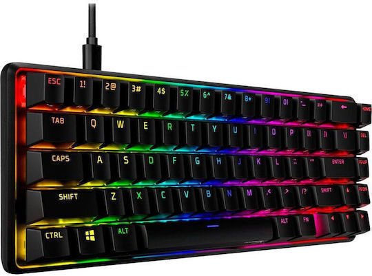 HyperX Origins 2 65 Gaming Mechanisches Tastatur 65% mit HyperX Rot Schaltern und RGB Beleuchtung (Englisch US)
