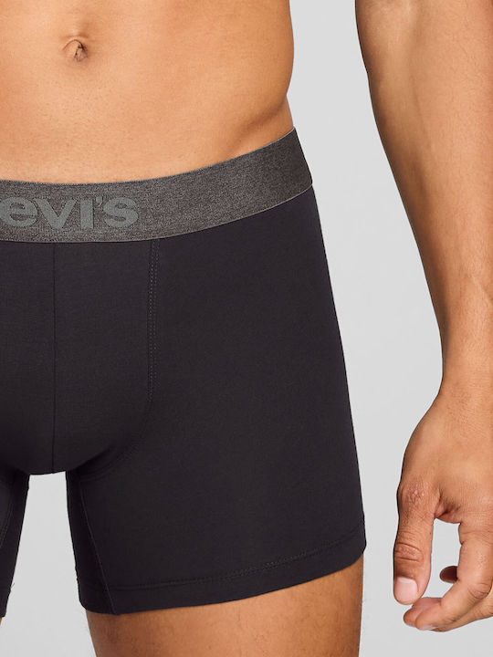 Herren Boxershorts Schwarz 3er Pack