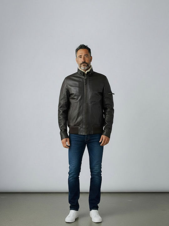 Leather Jacket Brown