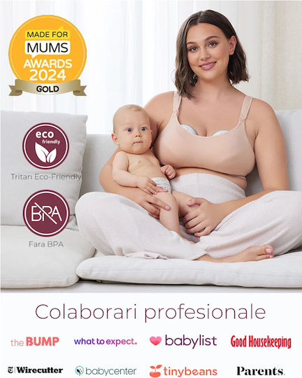 Momcozy M6 Ηλεκτρικό Μονό Θήλαστρο Μπαταρίας και Ρεύματος Κόκκινο 180ml