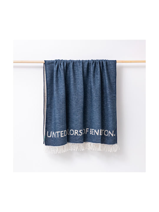 Benetton Κουβέρτα Foam Γκρι 140x190εκ.