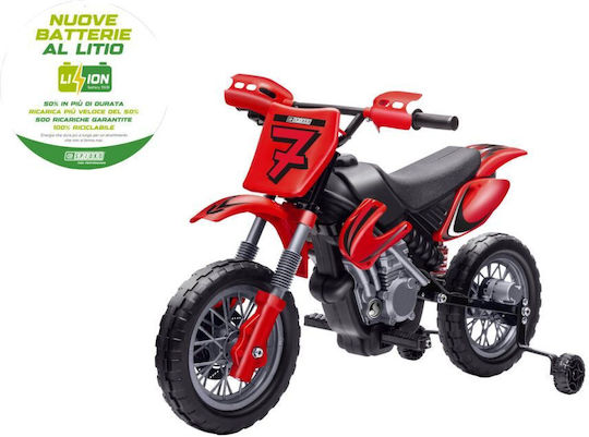 Παιδική Μηχανή Cross Spidko Ηλεκτροκίνητη 12 Volt Κόκκινη για 3+ ετών