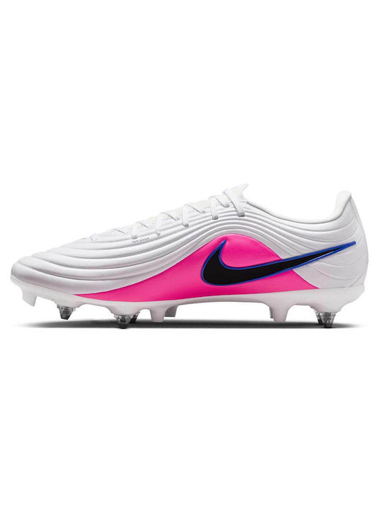 Nike Tiempo Ποδοσφαιρικά Παπούτσια με Τάπες Λευκά Nike Tiempo Ποδοσφαιρικά Παπούτσια με Τάπες Λευκά