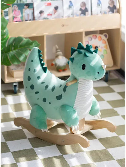 Classic World Wooden Rocking Toy Dinosaur for 12+ months