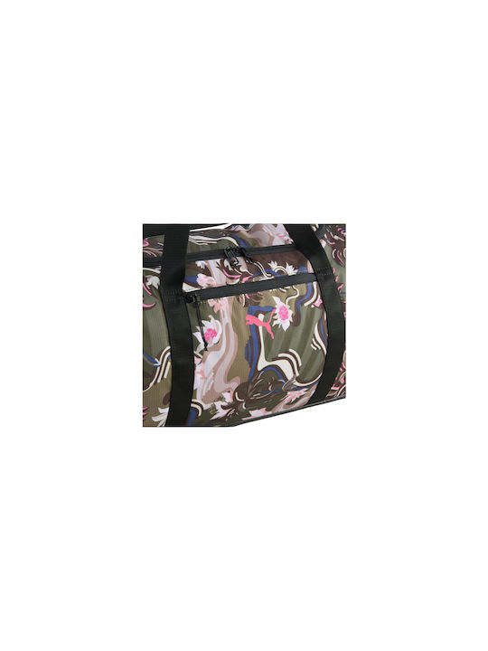 PUMA Barrel Bag Γυναικεία Τσάντα Ώμου για Γυμναστήριο Πολύχρωμη
