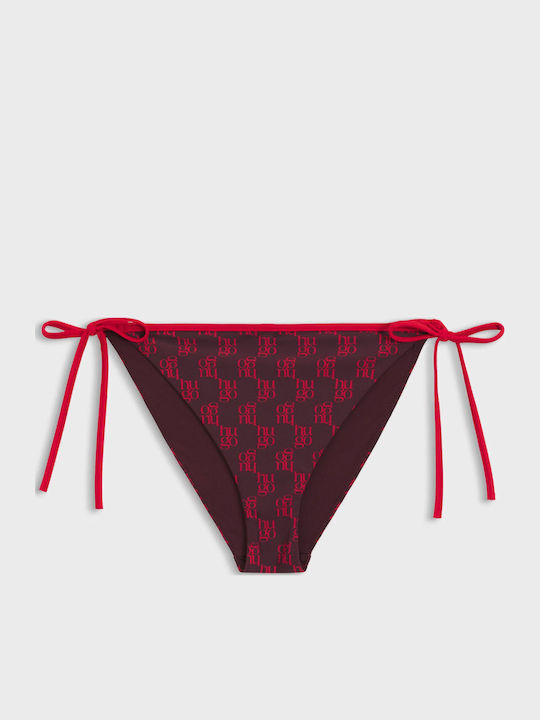 Bikinihosen Slip mit Schnürung Lila