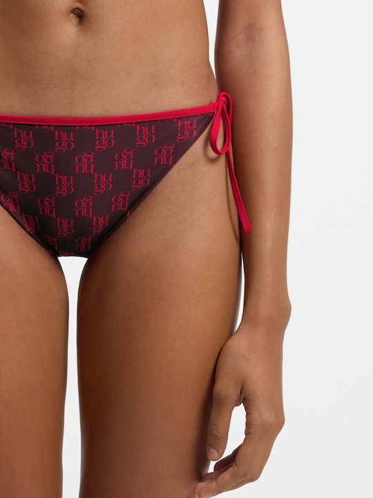 Bikinihosen Slip mit Schnürung Lila