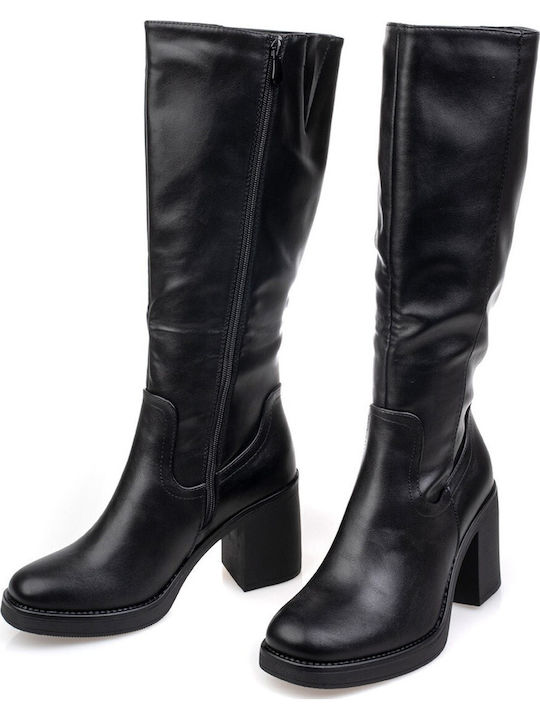Women's Boots with High Heel Black