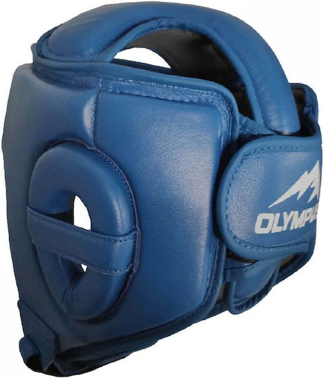 Olympus Sport Olympus Sport Boxing Helmet Adult Open Face Leather Blue