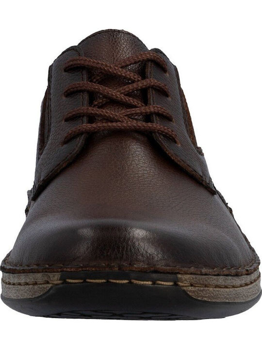 Leather Men's Casual Brown Shoes
