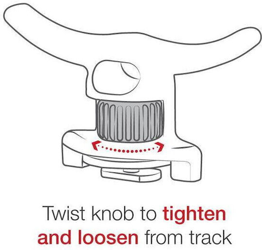 Ram Mounts Ram Tough-cleat Adaptor Șină Ancorare și Fixare Multicolor