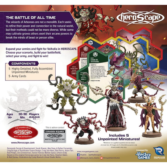 Heroscape Age Annihilation Heroes Aboreas