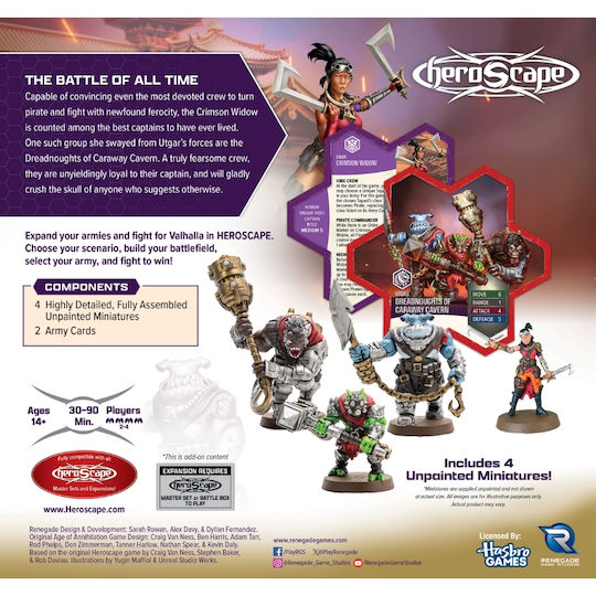 Heroscape Age Annihlation Crimson & Dreadnought Expansion