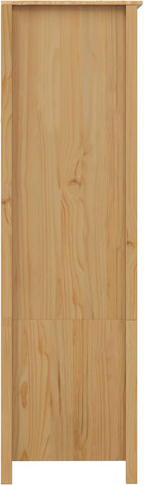 Einzeltür Kleiderschrank Braune 84x50x170cm