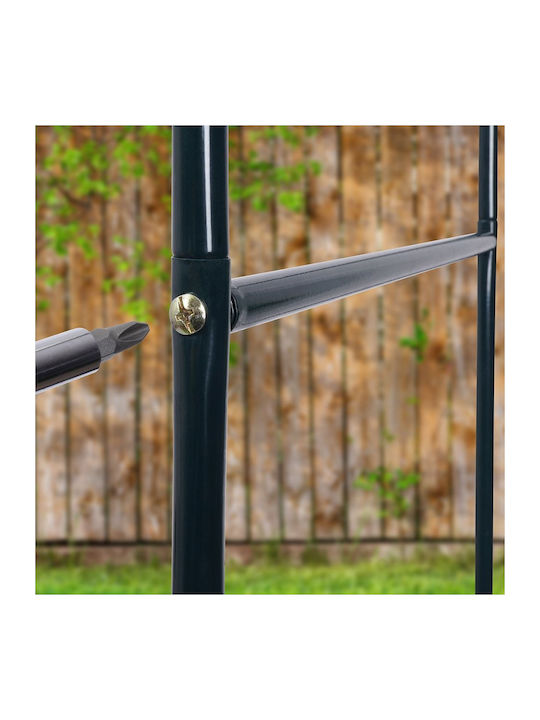 Metal Garden Arch in Bronze Colour 145x38x235cm