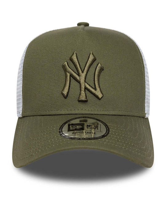 New York Yankees Cap New Era Trucker Essential Khaki New York Yankees Cap New Era Trucker Essential Khaki